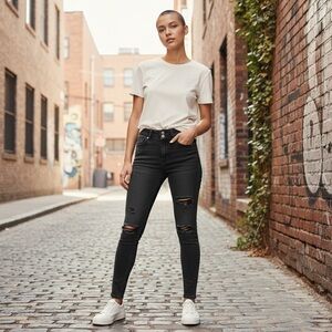 NY&Co high waist jean legging